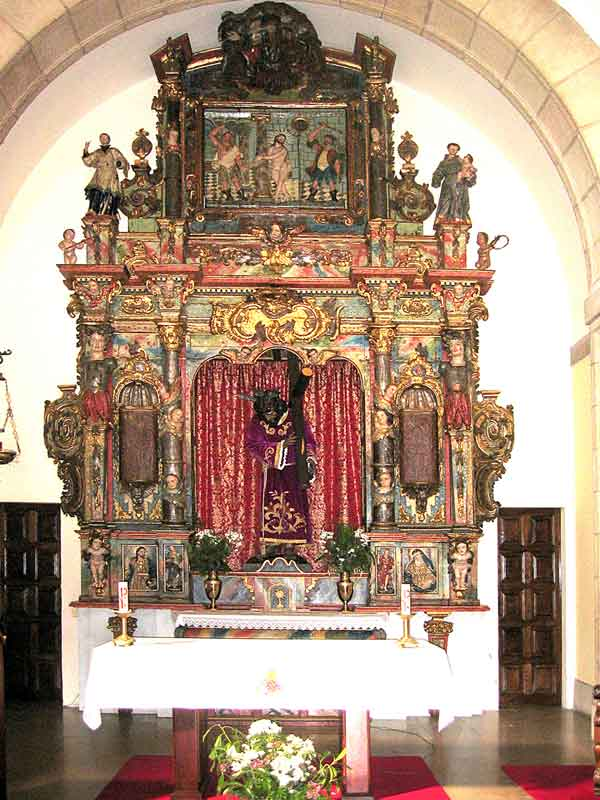 Retablo de la Capilla del
        Cristo. Ahora en la Ermita del Ecce Homo de Norea